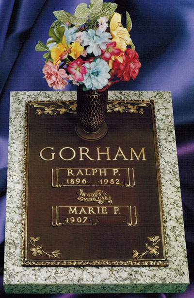 matthews gorham bronze lawn crypt