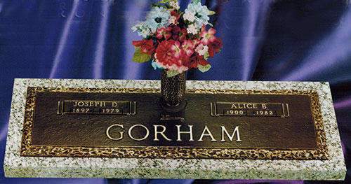 matthews gorham companion cast bronze memorial
