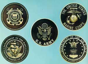 Military Emblems, Military Plaques, Military Seals
